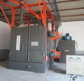 Vertical Hook Type Shot Blasting Machine Electronic Control System High Productivity