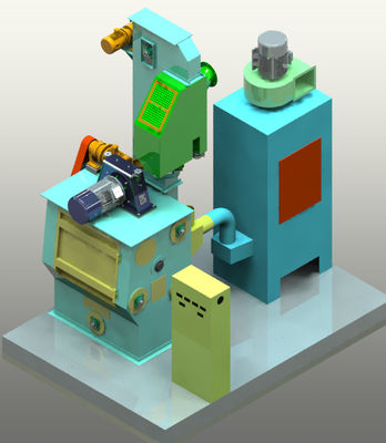 Casting 0.33m3 1200kg/H Tumble Shot Blasting Machine