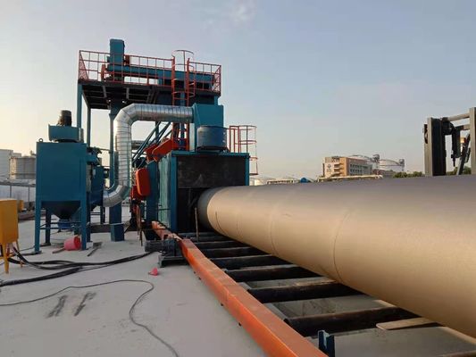 Steel Pipe Inner Wall Cleaning Shot Blasting Machine
