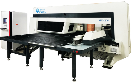 CNC Punching Machine With Feeding Table for Carbon steel plate and aluminum alloy plate punching