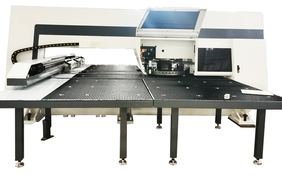 CNC Punching Machine With Feeding Table for Carbon steel plate and aluminum alloy plate punching