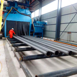 Roller Conveyor Automatic Sandblasting Machine , Shot Blaster Machine Compact Structure