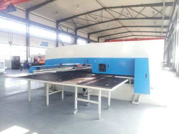 High Performance CNC Hydraulic Punching Machine , Imported Ball Screws With Long Travel