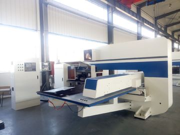 High Performance CNC Hydraulic Punching Machine , Imported Ball Screws With Long Travel