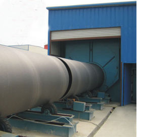 Auto Steel Pipe Shot Blasting Machine Electric Outside Cleaning One Year Warranty
