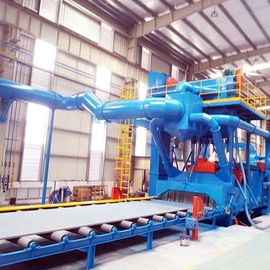 Q69 Steel Profile Roller Conveyor Industrial Sand Blasting Machine Compact Structure