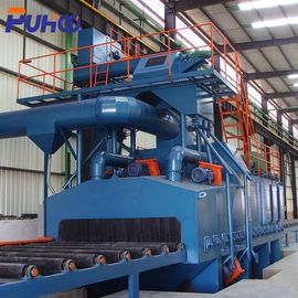 Roller Steel Shot Blasting Machine Abrator H Beam Shot Blasting Machine For Cleaning Rust