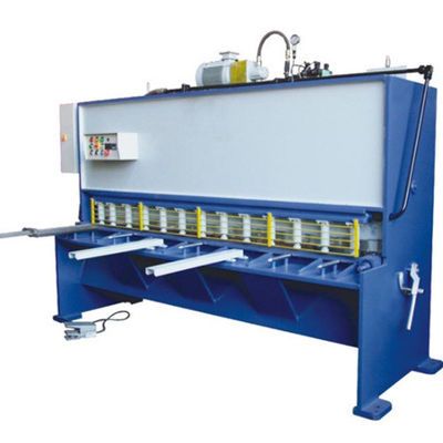 37KW CE QC12K 6*4000 Mm Cnc Guillotine Cutting Machine