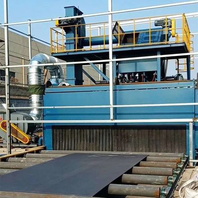 Roller Conveyor Abrasive Grit Blasting Machine For Vehicles