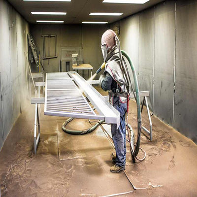 Shot Blast Booth Automatic Sand Collection Blasting Room Sandblasting Machine